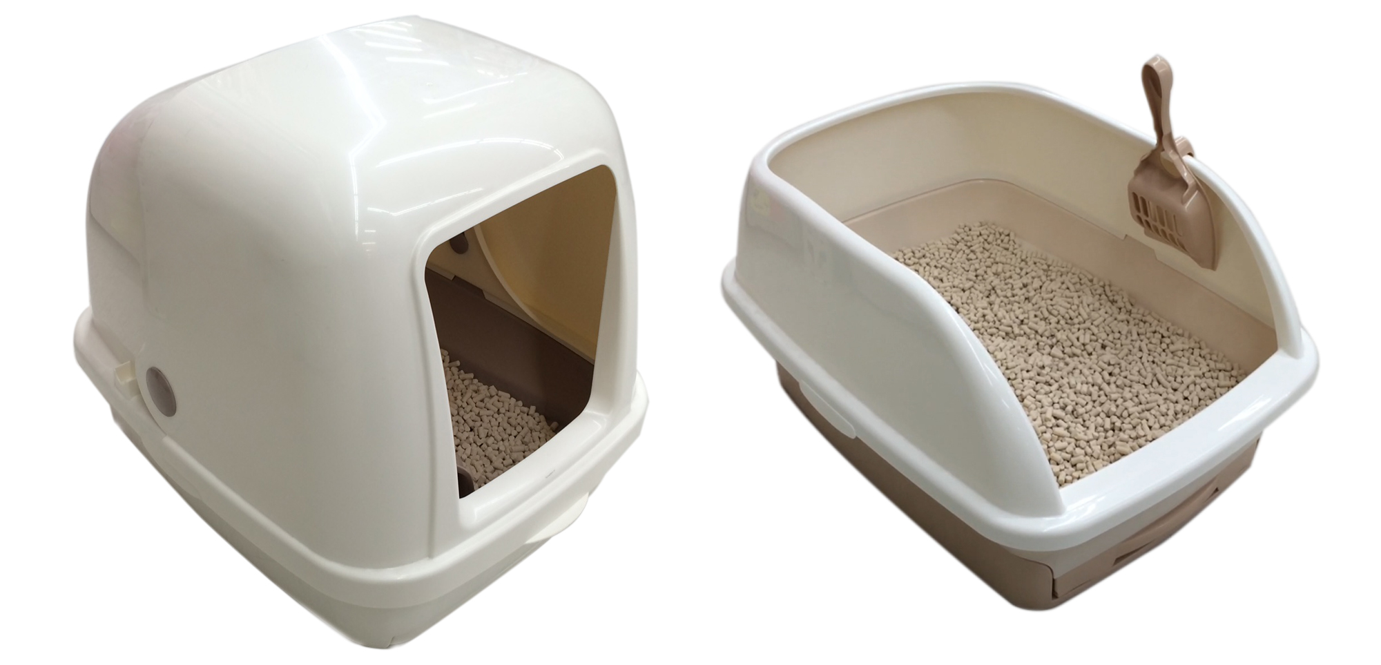 猫トイレ二種類