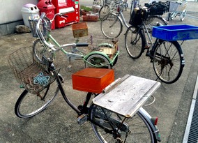 沖島の自転車