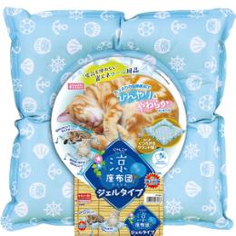 にゃんこのひんやり涼座布団ジェルタイプ
