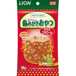 ペットキッス オーラルケア 猫用ササミプチロール 16g