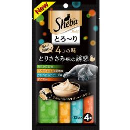 シーバ とろ~り メルティ 4つの味 鶏ささみ味の誘惑