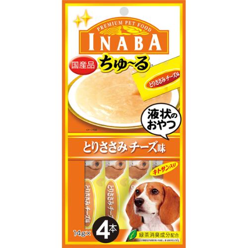 犬用ちゅ~る とりささみ チーズ味 14g×4本