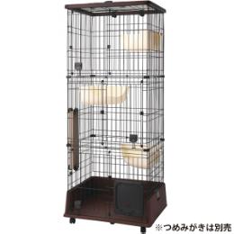 necoco 仔猫からのしつけにもぴったりな キャットルームサークル 3段タイプ