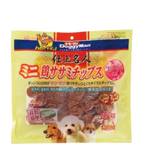 仕上名人 ミニ鶏ササミチップス コラーゲン入り 220g