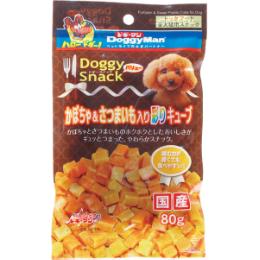 ドギースナックバリュー かぼちゃ&さつまいも入り彩りキューブ 80g