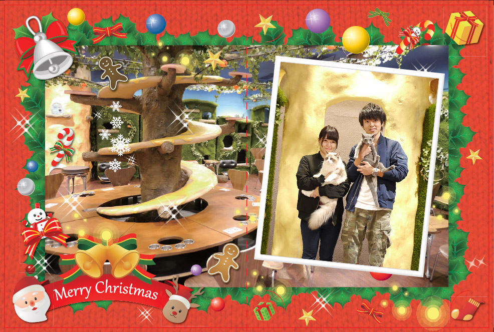 クリスマスフォトフレーム写真入り