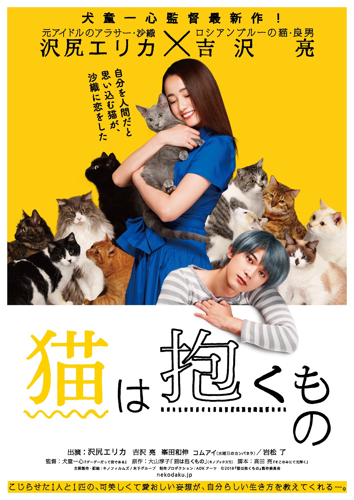 『猫は抱くもの』ティザーポスター