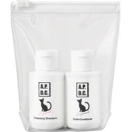 APDC 猫用プロフェッショナル クレンジングシャンプー&コンディショナー ミニボトルセット