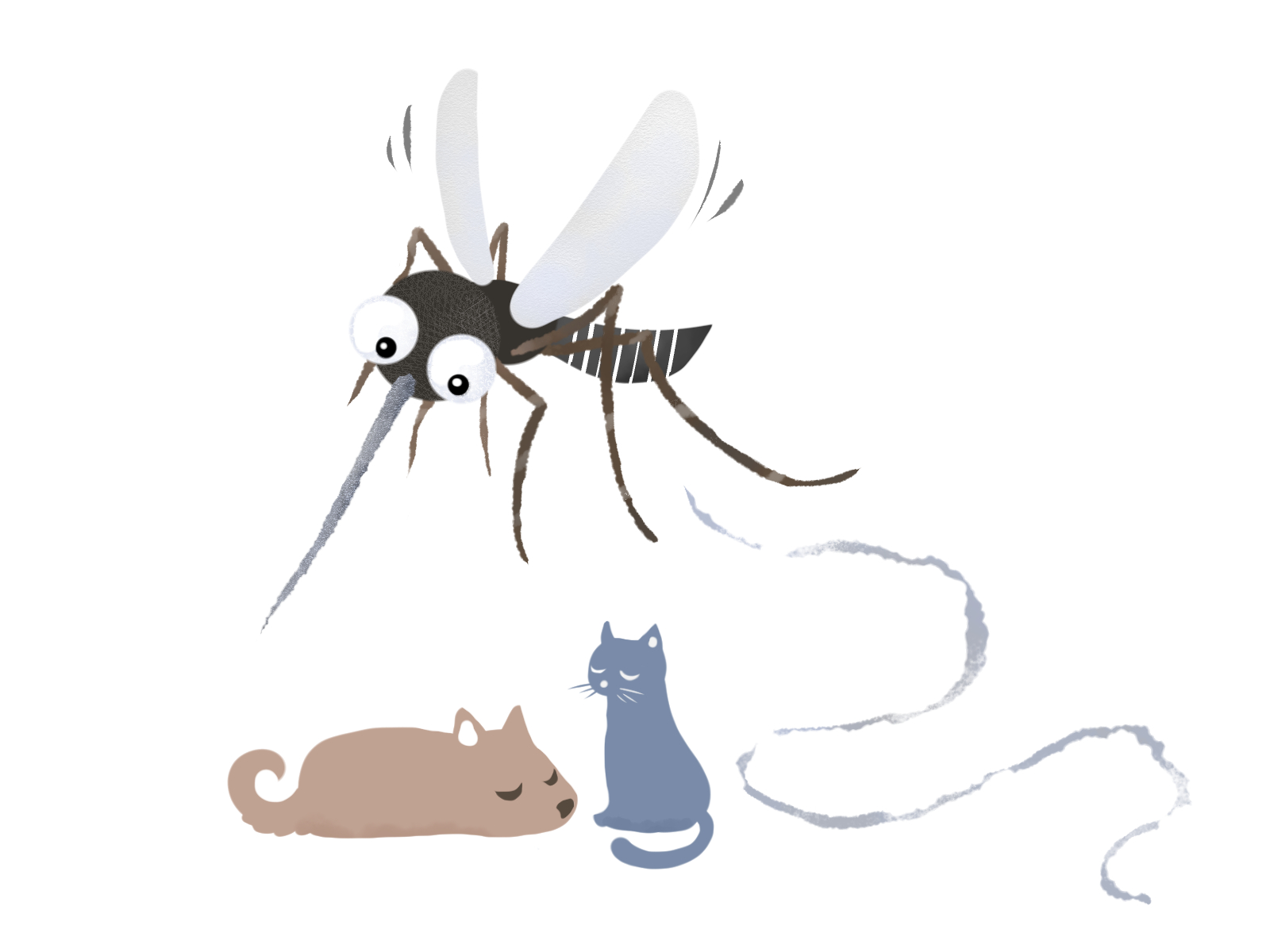 蚊と猫と犬