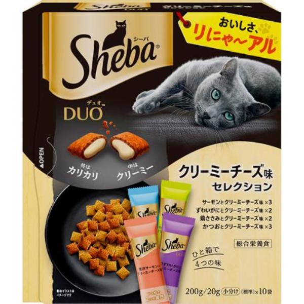 シーバ デュオ クリーミーチーズ味セレクション 200g（20g×10）