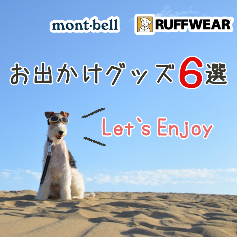 【おすすめグッズ】もっとお外が楽しくなる！！「mont-bell」&「RUFFWEAR」の最新お出かけグッズをご紹介