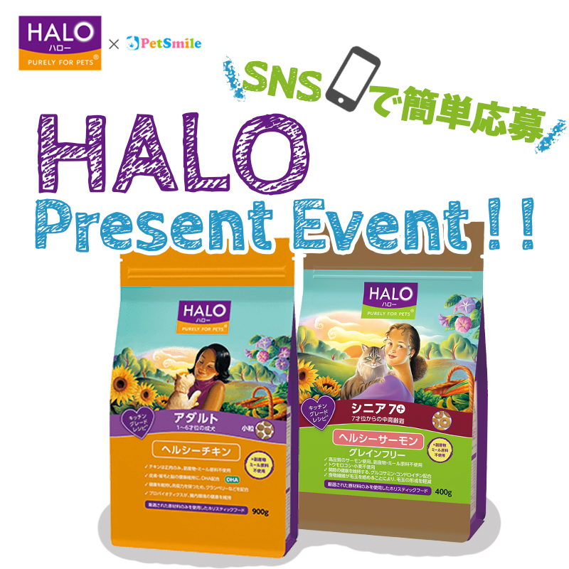 【We are HALO 第5弾】SNSイベントに参加してスーパーナチュラルフードハローをGETしよう！！！