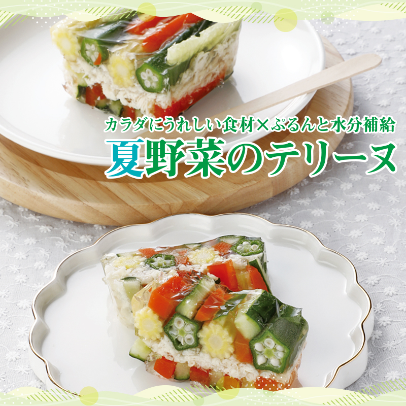 【犬の手作りレシピを動画で紹介】カラダに嬉しい栄養×水分補給「夏野菜のテリーヌ」